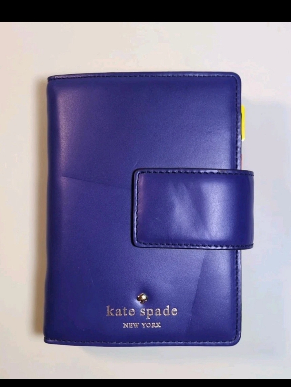 Kate Spade New York Tudor City Debra Organizer Day Planner Ring-Bound Cobalt